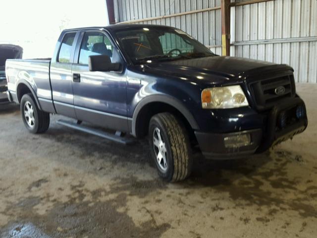 1FTPX14585NA36504 - 2005 FORD F150 BLUE photo 1