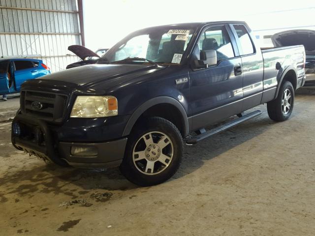 1FTPX14585NA36504 - 2005 FORD F150 BLUE photo 2