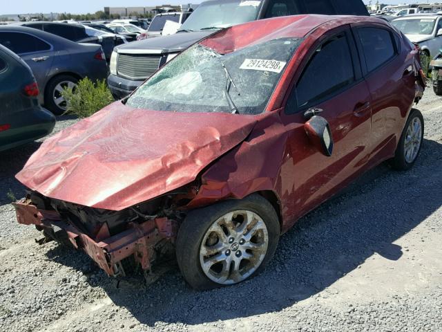 3MYDLBZV1GY129272 - 2016 TOYOTA SCION IA RED photo 2