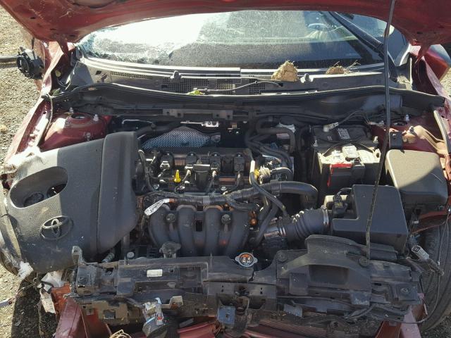 3MYDLBZV1GY129272 - 2016 TOYOTA SCION IA RED photo 7