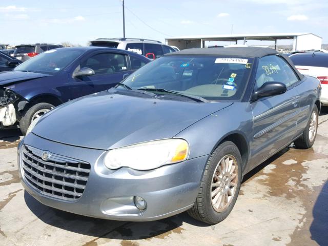 1C3EL55R96N256977 - 2006 CHRYSLER SEBRING TO SILVER photo 2