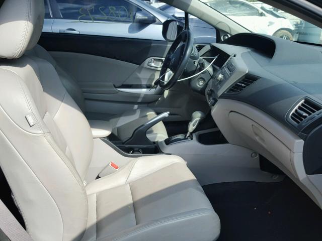 2HGFG3B17CH503197 - 2012 HONDA CIVIC EXL BLACK photo 5