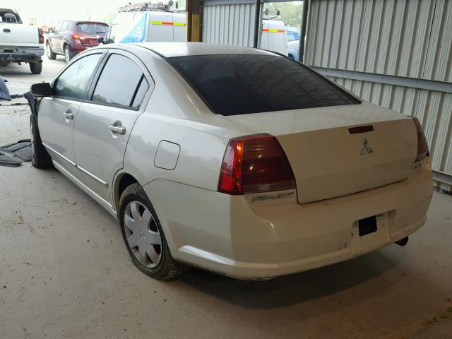 4A3AB36F94E093442 - 2004 MITSUBISHI GALANT ES WHITE photo 3