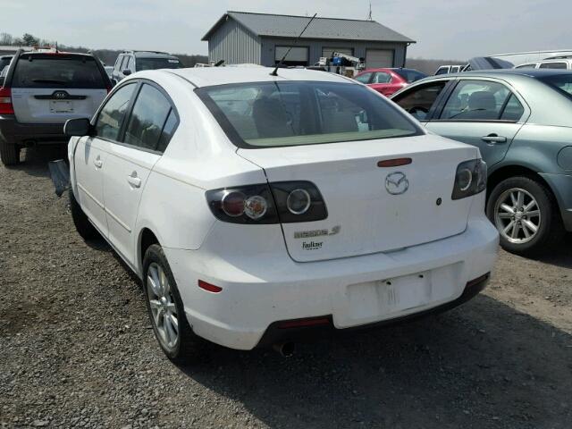 JM1BK32F871654092 - 2007 MAZDA 3 I WHITE photo 3