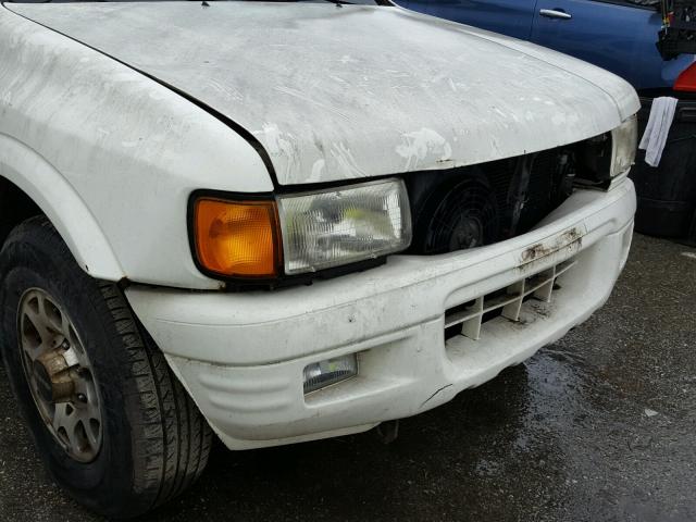 4S2CK58W9W4372035 - 1998 ISUZU RODEO S WHITE photo 10