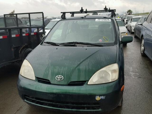 JT2BK18U120048912 - 2002 TOYOTA PRIUS GREEN photo 9