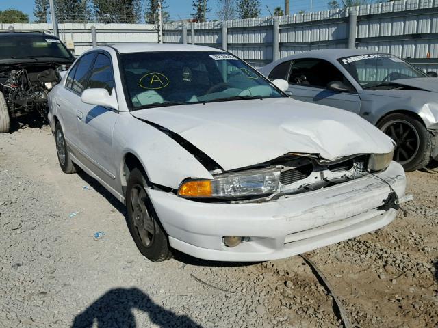 4A3AA46G01E158188 - 2001 MITSUBISHI GALANT ES WHITE photo 1