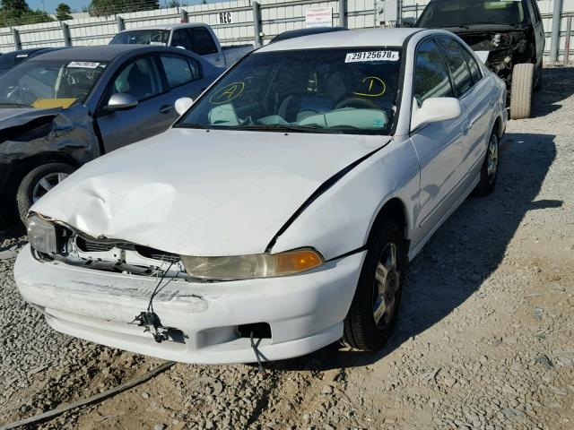 4A3AA46G01E158188 - 2001 MITSUBISHI GALANT ES WHITE photo 2