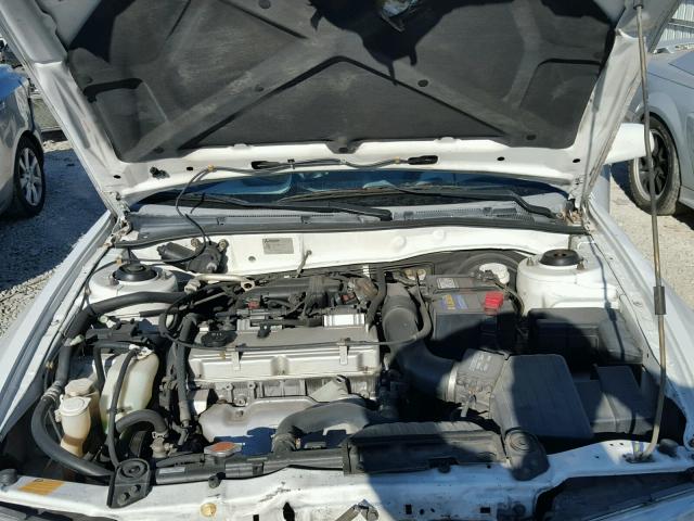 4A3AA46G01E158188 - 2001 MITSUBISHI GALANT ES WHITE photo 7