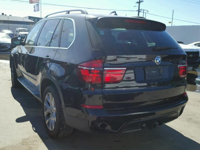 5UXZV4C5XD0B10388 - 2013 BMW X5 XDRIVE3 BLACK photo 3