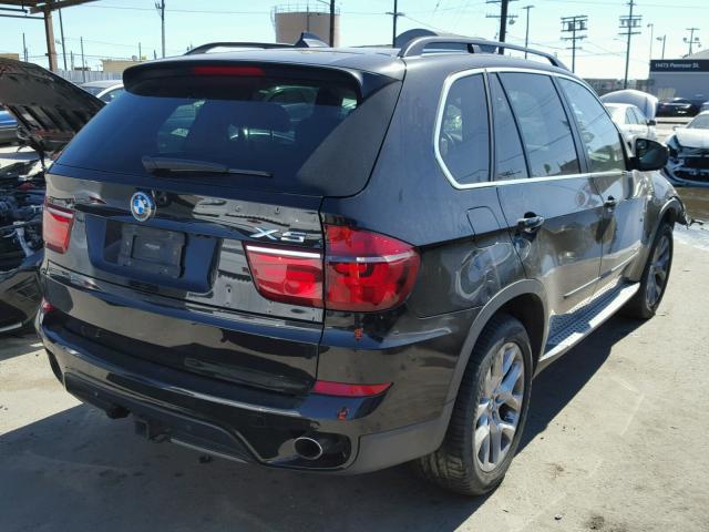 5UXZV4C5XD0B10388 - 2013 BMW X5 XDRIVE3 BLACK photo 4