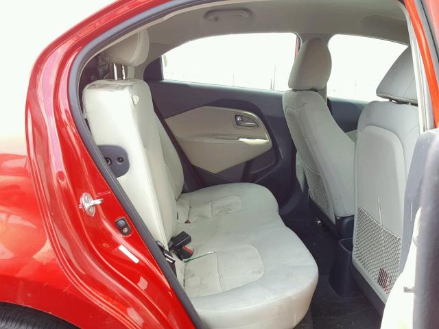 KNADM5A33D6206571 - 2013 KIA RIO LX Կարմիր լուսանկար 6