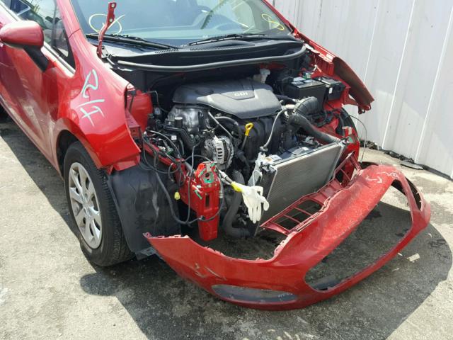 KNADM5A33D6206571 - 2013 KIA RIO LX Կարմիր լուսանկար 9