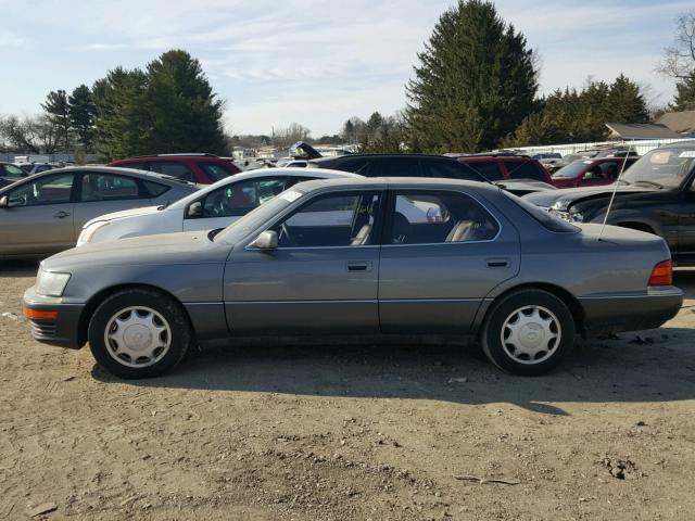 JT8UF11E8P0151824 - 1993 LEXUS LS 400 GRAY photo 9