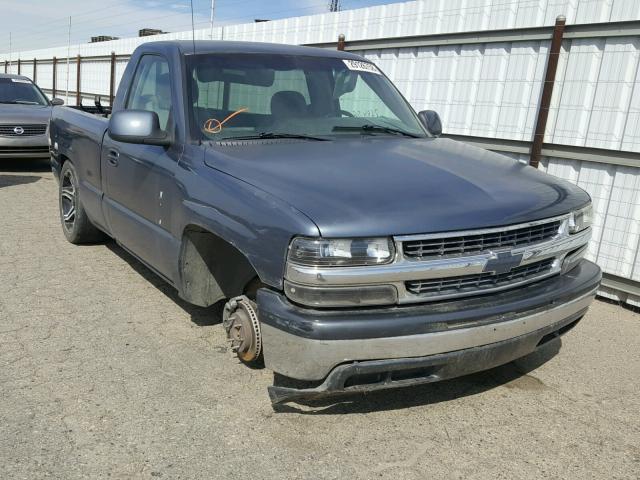 1GCEC14W1XZ102205 - 1999 CHEVROLET SILVERADO BLUE photo 1