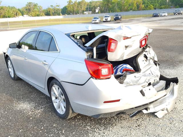 1G11H5SA0DF301220 - 2013 CHEVROLET MALIBU LTZ SILVER photo 3