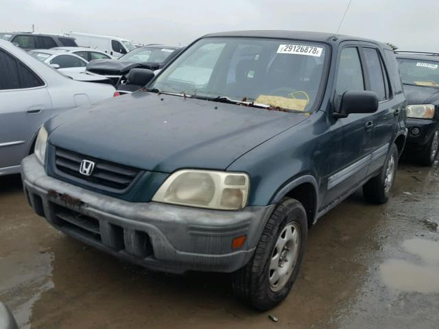 JHLRD1749XC033925 - 1999 HONDA CR-V LX GREEN photo 2