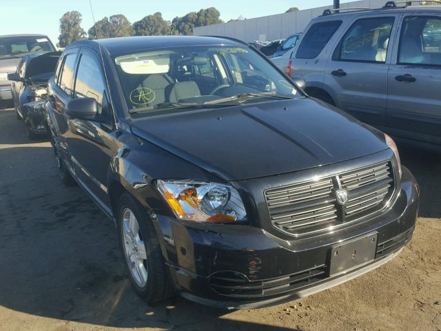 1B3HB28B38D729243 - 2008 DODGE CALIBER BLACK photo 1