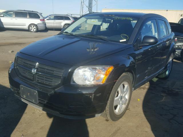 1B3HB28B38D729243 - 2008 DODGE CALIBER BLACK photo 2