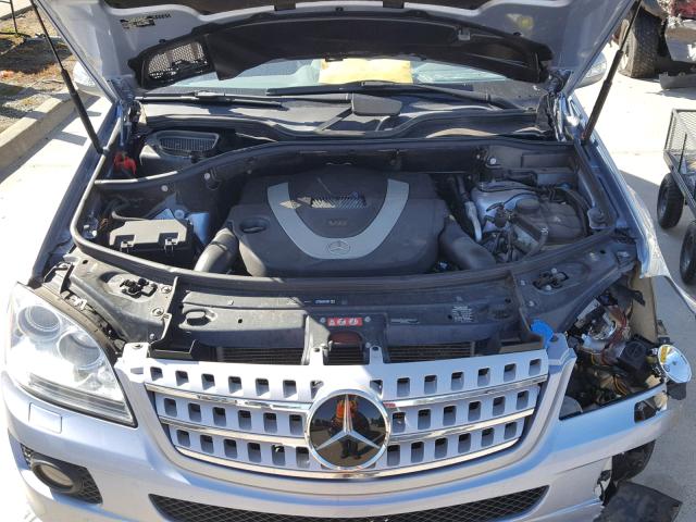 4JGBB86E48A372396 - 2008 MERCEDES-BENZ ML 350 BLUE photo 7