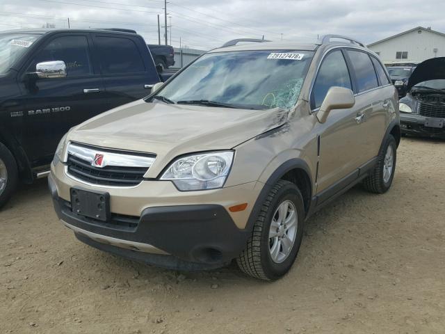 3GSCL33P78S655683 - 2008 SATURN VUE XE GOLD photo 2