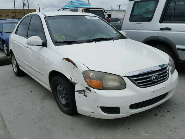 KNAFE221495607030 - 2009 KIA SPECTRA EX WHITE photo 1