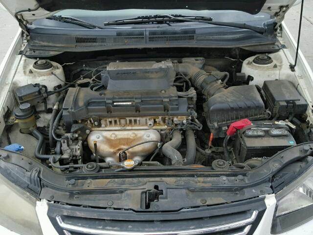 KNAFE221495607030 - 2009 KIA SPECTRA EX WHITE photo 7