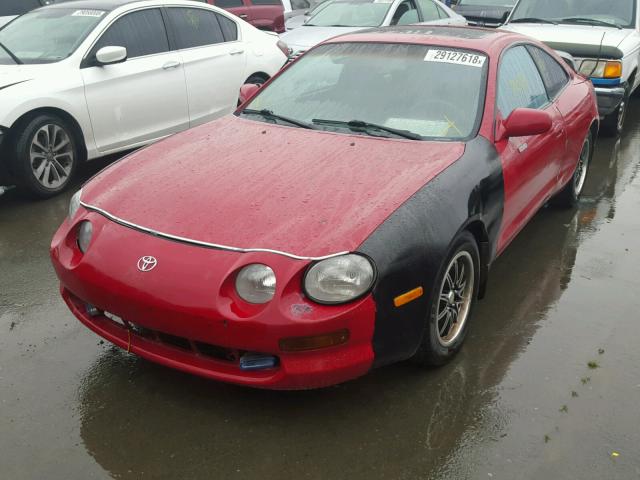 JT2ST07N7S0021019 - 1995 TOYOTA CELICA GT RED photo 2