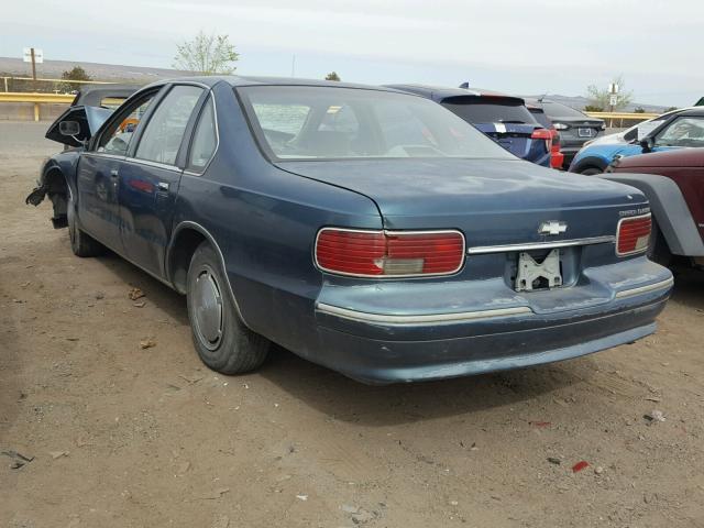 1G1BL52W5SR144892 - 1995 CHEVROLET CAPRICE CL 蓝色 照片 3