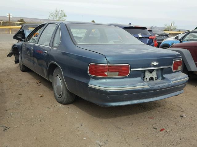 1G1BL52W5SR144892 - 1995 CHEVROLET CAPRICE CL BLUE photo 3