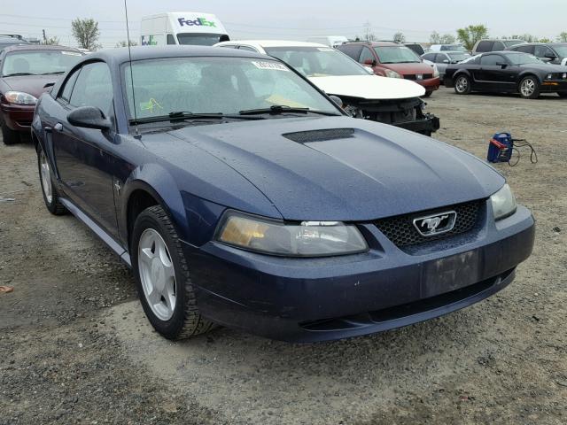 1FAFP40422F195685 - 2002 FORD MUSTANG BLUE photo 1