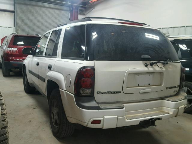 1GNDS13S832296996 - 2003 CHEVROLET TRAILBLAZE WHITE photo 3