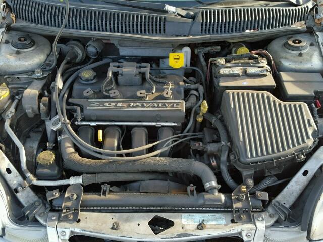 1B3ES46C31D101358 - 2001 DODGE NEON SE SILVER photo 7