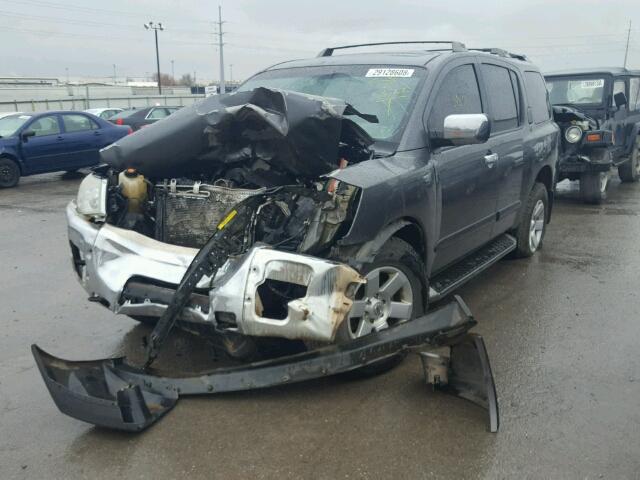 5N1AA08B34N730495 - 2004 NISSAN ARMADA SE GRAY photo 2