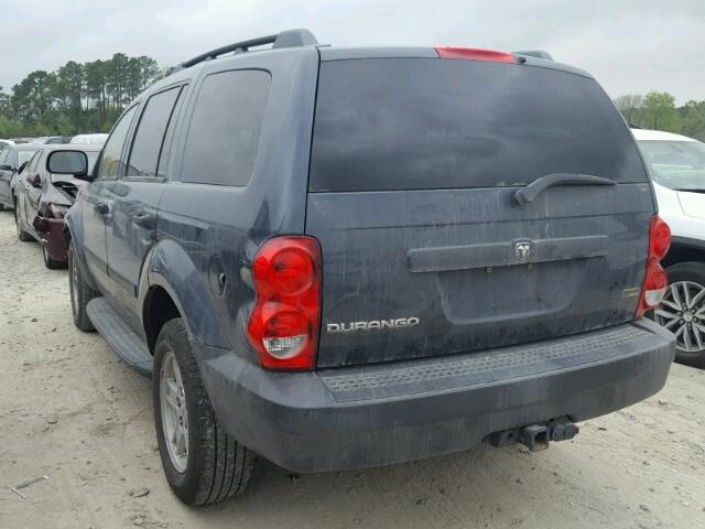 1D8HB38N88F141326 - 2008 DODGE DURANGO SX BLUE photo 3