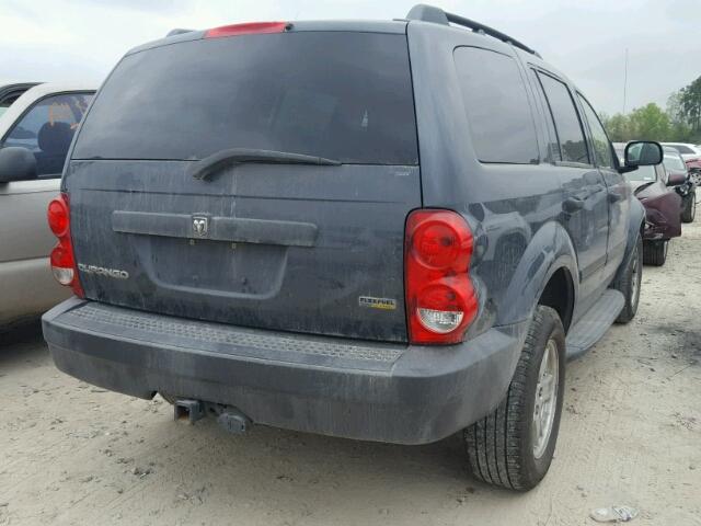 1D8HB38N88F141326 - 2008 DODGE DURANGO SX BLUE photo 4