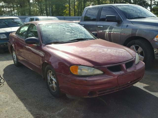 1G2NE52F04C231026 - 2004 PONTIAC GRAND AM S MAROON photo 1