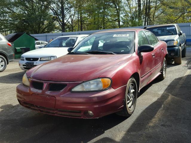 1G2NE52F04C231026 - 2004 PONTIAC GRAND AM S MAROON photo 2
