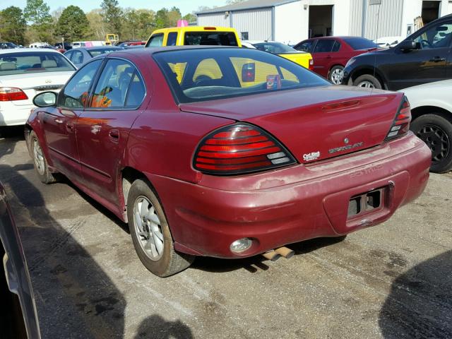 1G2NE52F04C231026 - 2004 PONTIAC GRAND AM S MAROON photo 3