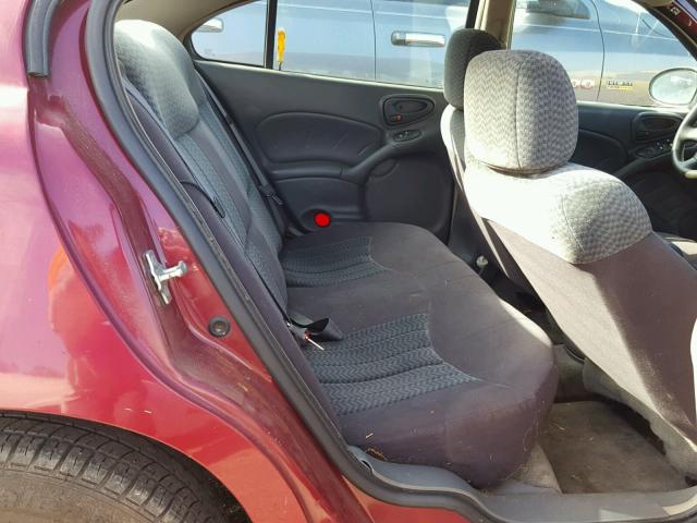 1G2NE52F04C231026 - 2004 PONTIAC GRAND AM S MAROON photo 6