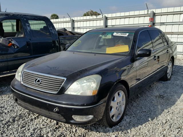 JTHBN30F530099160 - 2003 LEXUS LS 430 BLACK photo 2