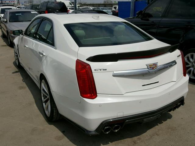 1G6A15S61G0149787 - 2016 CADILLAC CTS-V WHITE photo 3