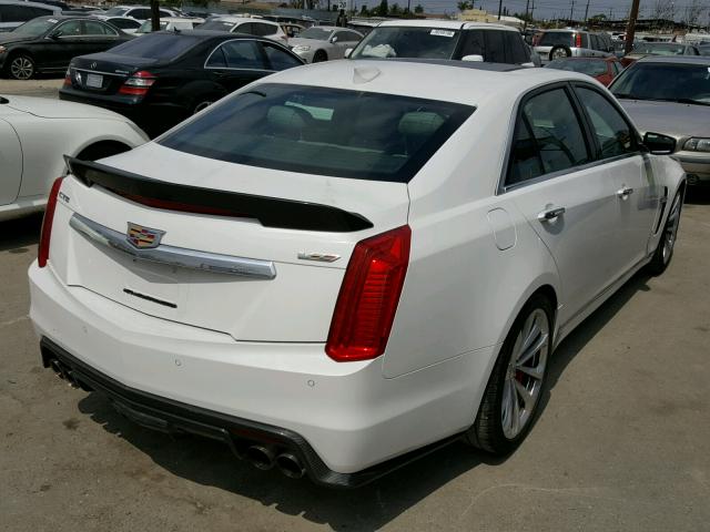 1G6A15S61G0149787 - 2016 CADILLAC CTS-V WHITE photo 4