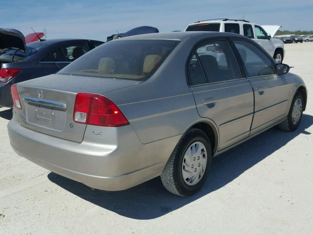 1HGES16593L018252 - 2003 HONDA CIVIC LX SILVER photo 4