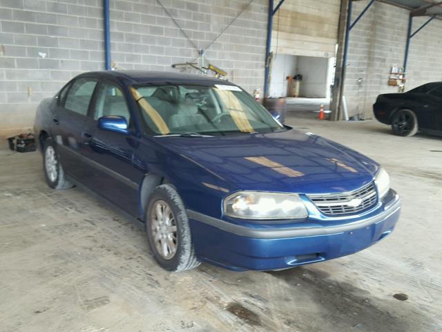 2G1WF52E759168089 - 2005 CHEVROLET IMPALA BLUE photo 1