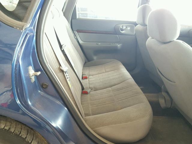 2G1WF52E759168089 - 2005 CHEVROLET IMPALA BLUE photo 6