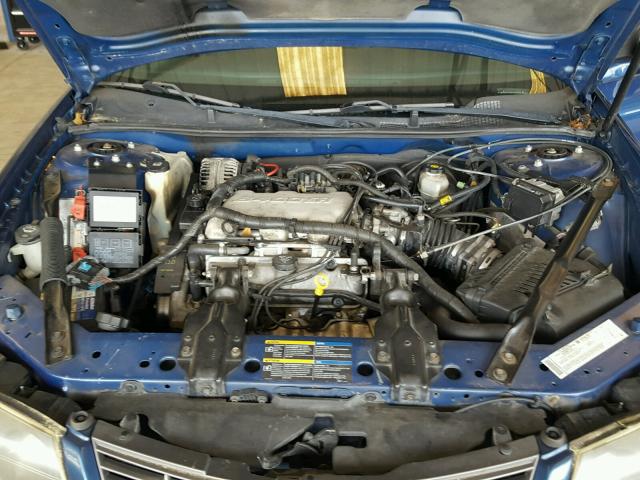 2G1WF52E759168089 - 2005 CHEVROLET IMPALA BLUE photo 7