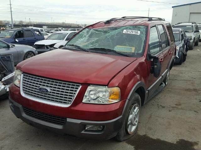 1FMRU15W34LA36781 - 2004 FORD EXPEDITION BURGUNDY photo 2