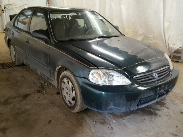 2HGEJ6613YH556009 - 2000 HONDA CIVIC BASE GREEN photo 1