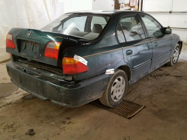 2HGEJ6613YH556009 - 2000 HONDA CIVIC BASE GREEN photo 4